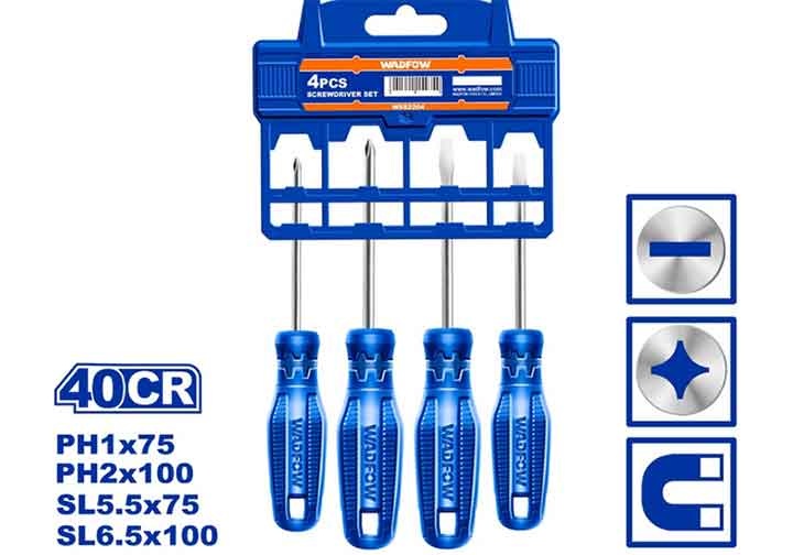 Bộ tuốc nơ vít 4 chi tiết Wadfow WSS2204