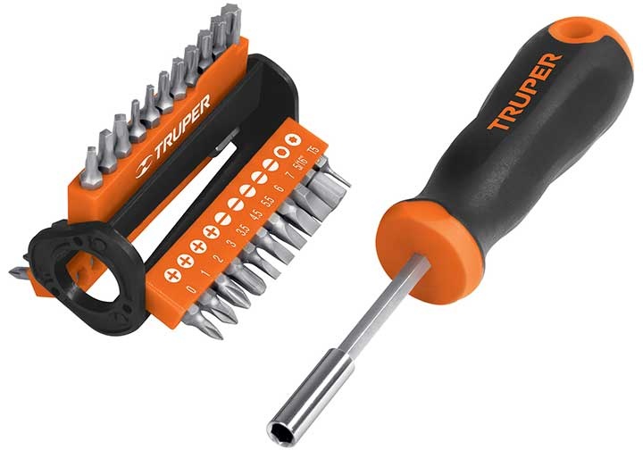 Bộ tuốc nơ vít đa năng 33 chi tiết Truper 13595 (DMP-33) Bộ tuốc nơ vít đa năng 33 chi tiết Truper 13595 (DMP-33)