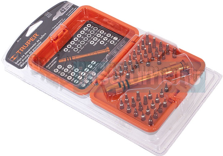 Bộ tuốc nơ vít sửa chữa điện tử 43 chi tiết Truper 14163 (JOY-43) Bộ tuốc nơ vít sửa chữa điện tử 43 chi tiết Truper 14163 (JOY-43)