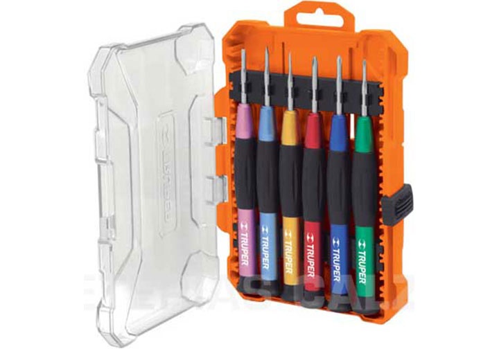 Bộ tuốc nơ vít sửa điện thoại Truper 14202 (JOY-6) Bộ tuốc nơ vít sửa điện thoại Truper 14202 (JOY-6)