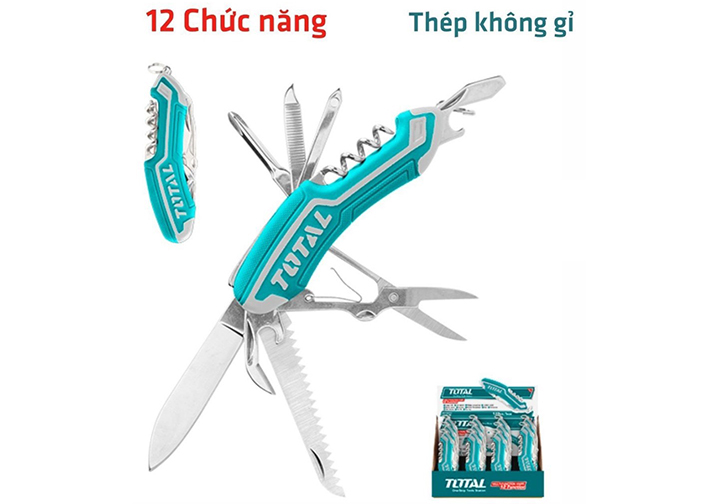 Dao đa năng 12 chi tiết Total THMFK0126 Dao đa năng 12 chi tiết Total THMFK0126
