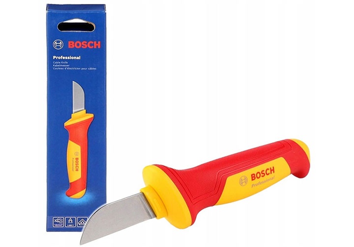 Dao rọc cáp lưỡi cong cách điện Bosch 1600A02NF5