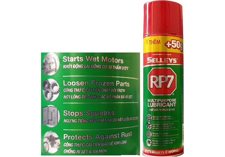 Dầu chống rỉ sét và bôi trơn RP7 350g Dầu chống rỉ sét và bôi trơn RP7 350g