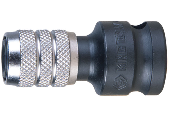 Đầu chuyển máy vặn bu lông 1/2" sang máy vặn vít 1/4" (dùng cho máy) Kingtony 414A08S Đầu chuyển máy vặn bu lông 1/2" sang máy vặn vít 1/4" (dùng cho máy) Kingtony 414A08S