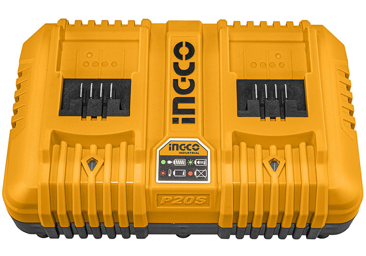 Đế sạc đôi (sạc nhanh 20V) Ingco FCLI2024 Đế sạc đôi (sạc nhanh 20V) Ingco FCLI2024
