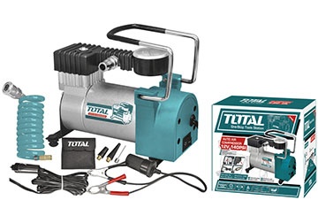12V Máy bơm lốp xe ô tô Total TTAC1401T 12V Máy bơm lốp xe ô tô Total TTAC1401T