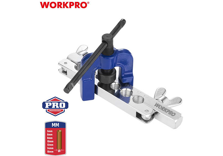 Dụng cụ lã ống (nong ống) đồng hệ mét Workpro WP303003 Dụng cụ lã ống (nong ống) đồng hệ mét Workpro WP303003