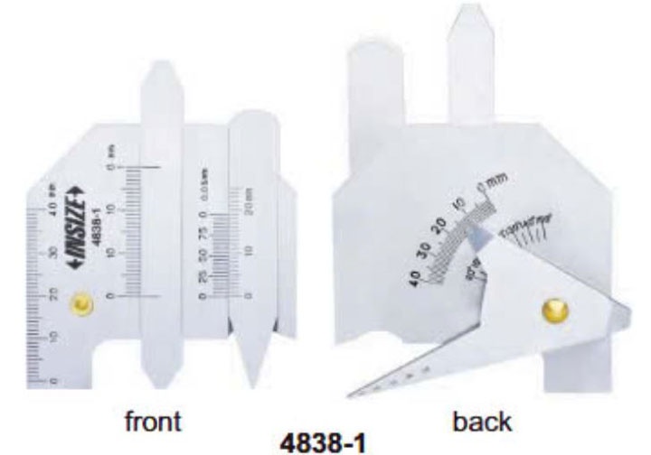 Dưỡng đo mối hàn Insize 4838-1