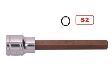 H10 x 100mm Đầu tuýp lục giác Asaki AK-7230 H10 x 100mm Đầu tuýp lục giác Asaki AK-7230