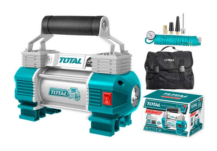 12V Máy bơm hơi lốp xe ô tô Total TTAC2506 12V Máy bơm hơi lốp xe ô tô Total TTAC2506