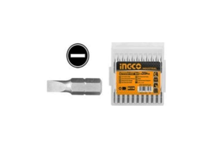 SL6x25mm Bộ mũi vít dẹp 25 cái INGCO SDB11SL513 SL6x25mm Bộ mũi vít dẹp 25 cái INGCO SDB11SL513