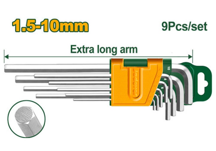 T10-T50 Bộ lục giác đầu sao (loại dài) 9 chi tiết Jadever JDHK3292