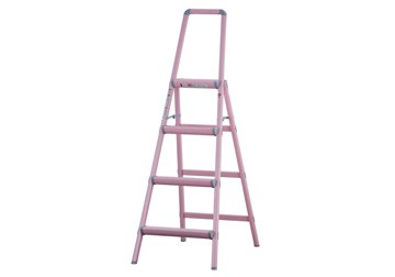 Thang nhôm 4 bậc có tay vịn KF-B040803 Thang nhôm 4 bậc có tay vịn KF-B040803