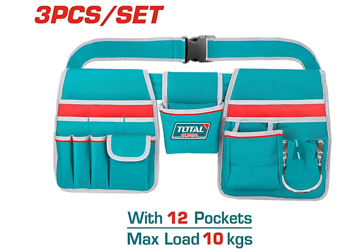 Túi đựng công cụ kèm dây đai Total THT16P20325 Túi đựng công cụ kèm dây đai Total THT16P20325