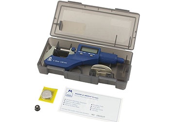 0-25mm Panme đo ngoài điện tử Moore and Wright MW200-01DBL