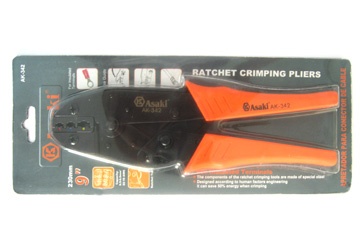 0.5-6.0mm2 Kìm bấm cosse tròn Asaki AK-9120