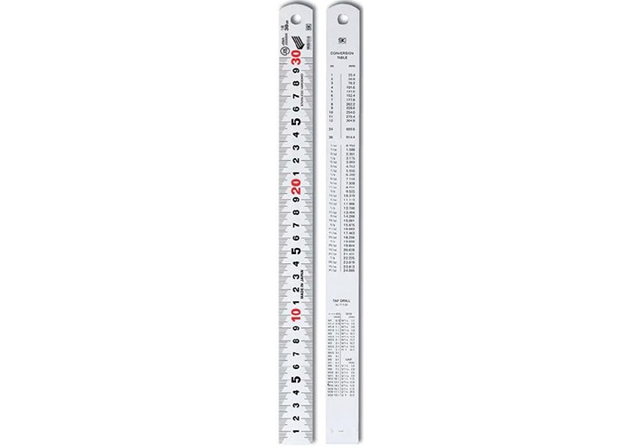 1000mm Thước lá inox mạ nhũ bạc (bản 35mm dày 1.5mm) Niigata SV-1000KD