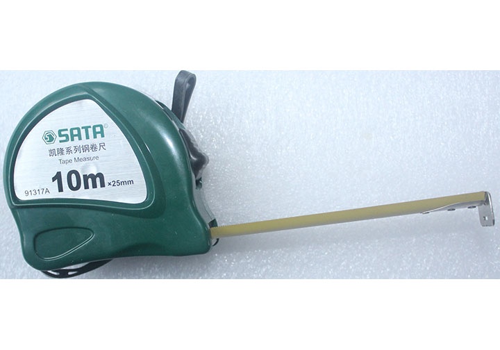 10m Thước cuộn thép (bản 25mm) Sata 91-317A (91317A)