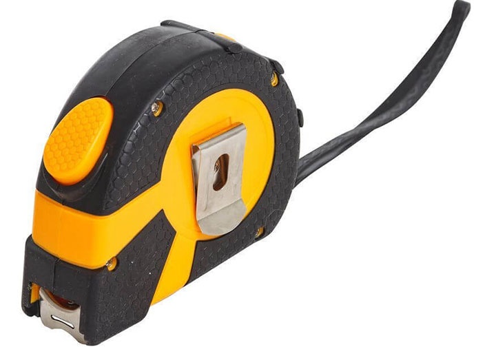 10mx25mm Thước cuộn thép nền vàng INGCO HSMT0810