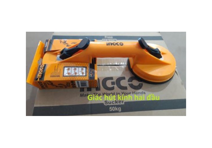 115mm Giác hít kính 2 đầu 50kg INGCO HSU025001