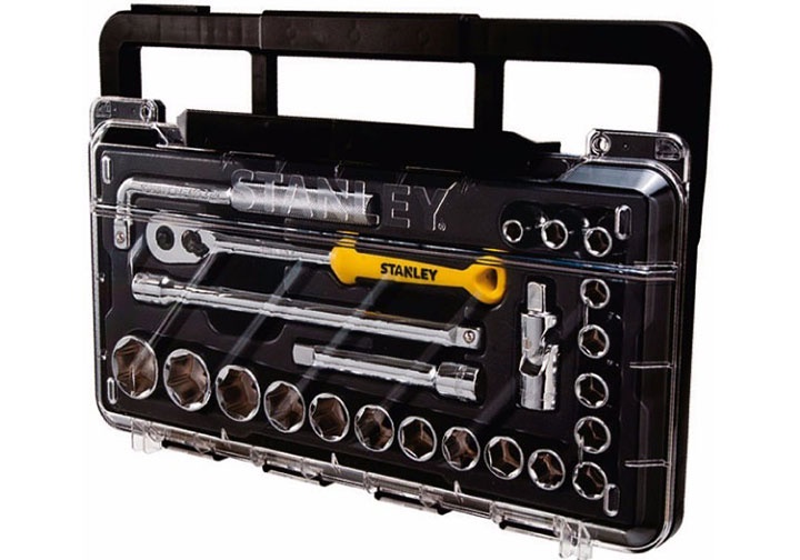 1/2" Bộ tuýp 8-32mm 23 chi tiết Stanley STMT74173-8C