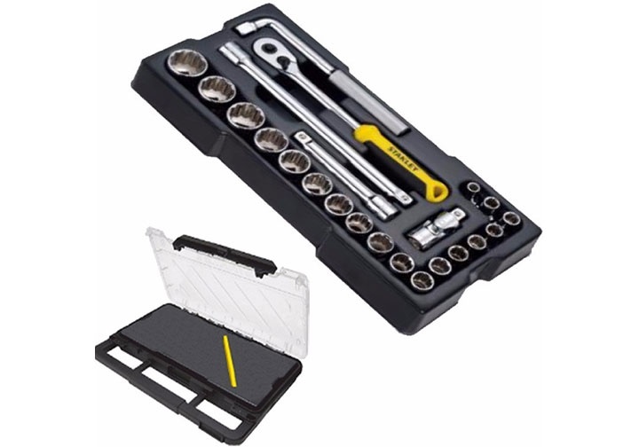 1/2" Bộ tuýp 8-32mm 23 chi tiết Stanley STMT74726-8C