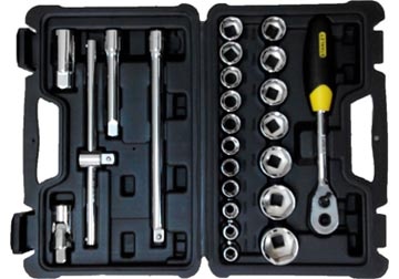 1/2" Bộ tuýp 10-32mm 24 chi tiết Stanley STMT72795-8