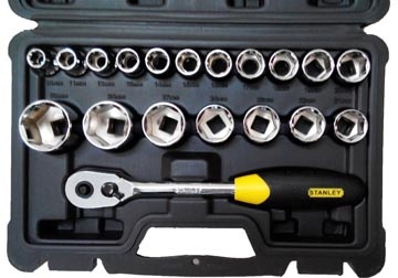 1/2" Bộ tuýp 10-32mm 24 chi tiết Stanley STMT72795-8