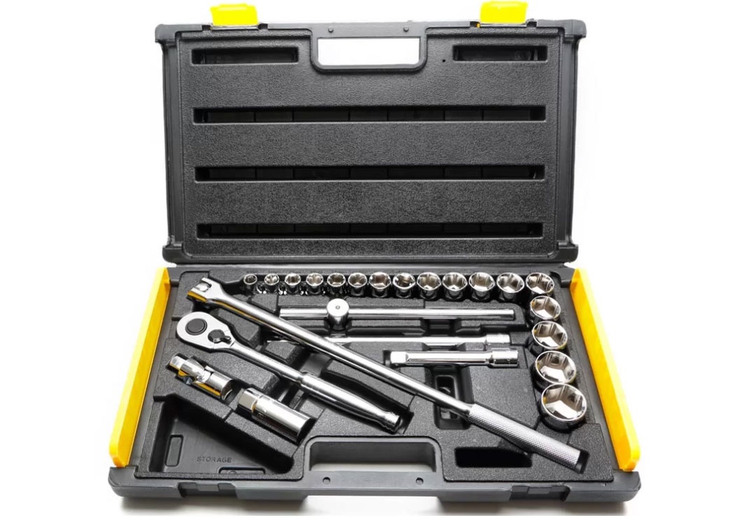 1/2" Bộ tuýp 10-32mm 25 chi tiết Stanley 86-589