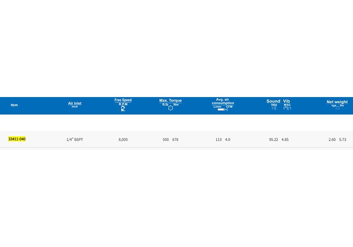 1/2" Máy vặn bu lông dùng khí nén Kingtony 33411-040