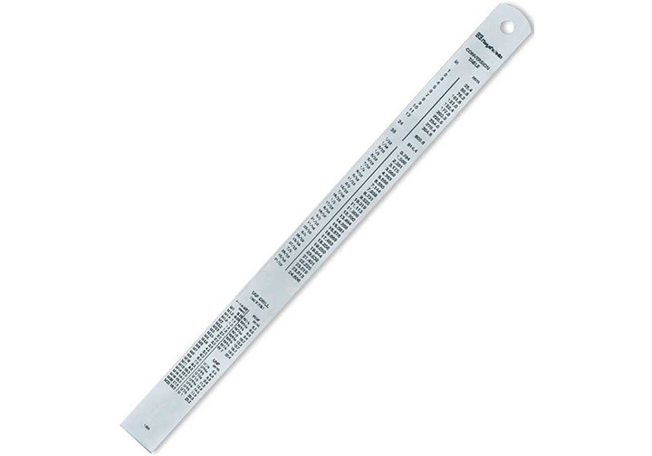 1500mm Thước lá inox vạch Kaidan (bản 40 dày 2mm) Niigata ST-1500KD (Bỏ mẫu)