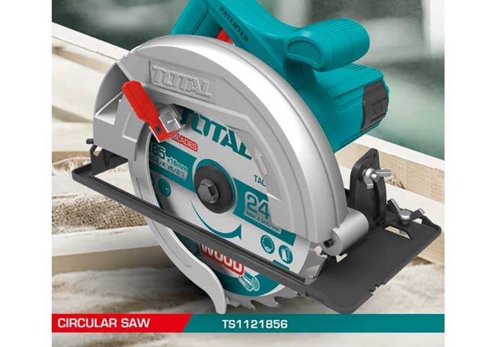 185mm Máy cưa gỗ đĩa tròn 1200W Total TS1121856 (Bỏ mẫu, đổi qua TS11418526)