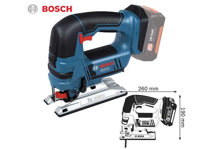 18V Máy cưa lọng dùng pin Bosch GST 18V-LI GEN 2 (Solo)