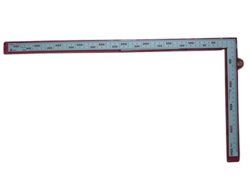 250x500mm Thước ê ke vuông Shinwa 10405