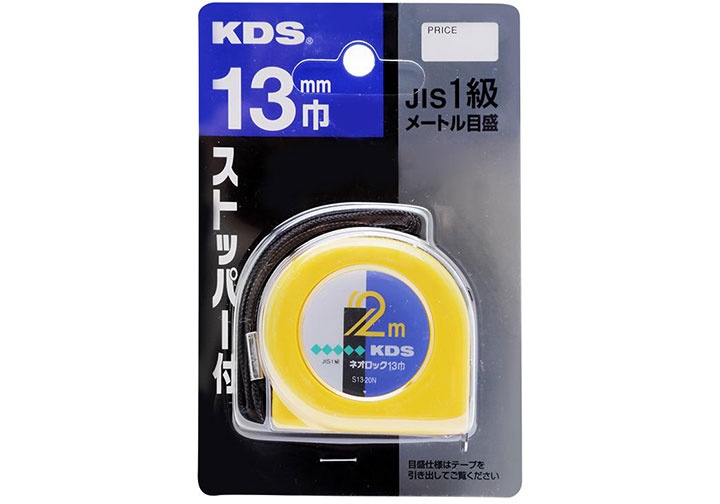 2m Thước cuộn thép hệ inch và mét (bản 13mm) KDS S13-20MEN
