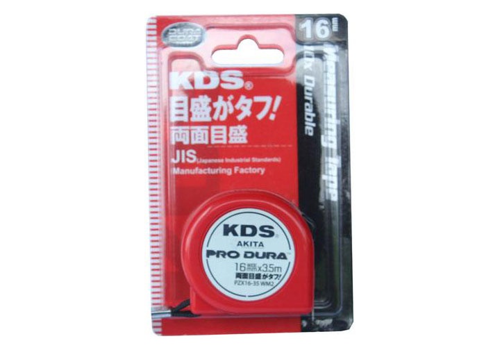 3.5m Thước cuộn thép hệ mét 2 mặt (bản 16mm) KDS PZX16-35WM2