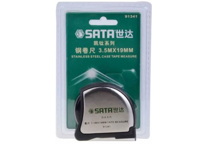 3.5m Thước cuốn thép (bản 19mm) Sata 91-341 (91341)