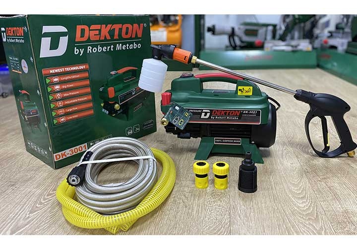 1350 Máy xịt rửa xe chỉnh áp Dekton DK-RX3001