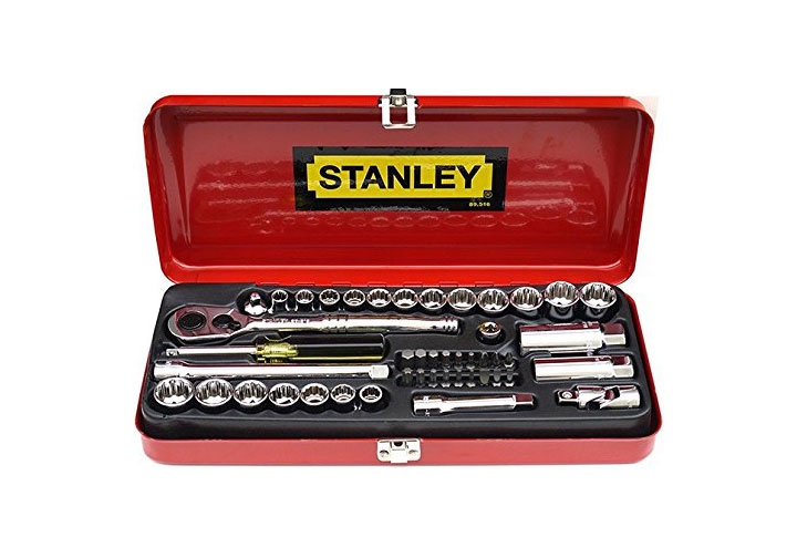 3/8" Bộ đầu tuýp hệ mét và inch 46 chi tiết Stanley 89-516