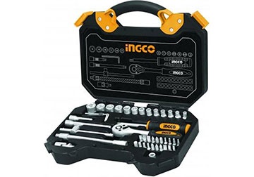 4-14mm Bộ tuýp 1/4" 45 chi tiết INGCO HKTS14451