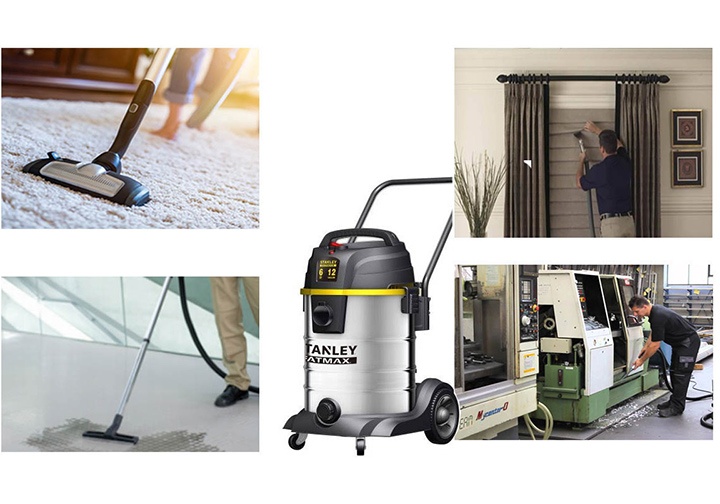 4500W Máy hút bụi ướt/khô 45 lít Stanley SL19501-12B