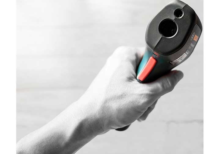 500 độC Máy đo nhiệt độ hồng ngoại Bosch GIS 500