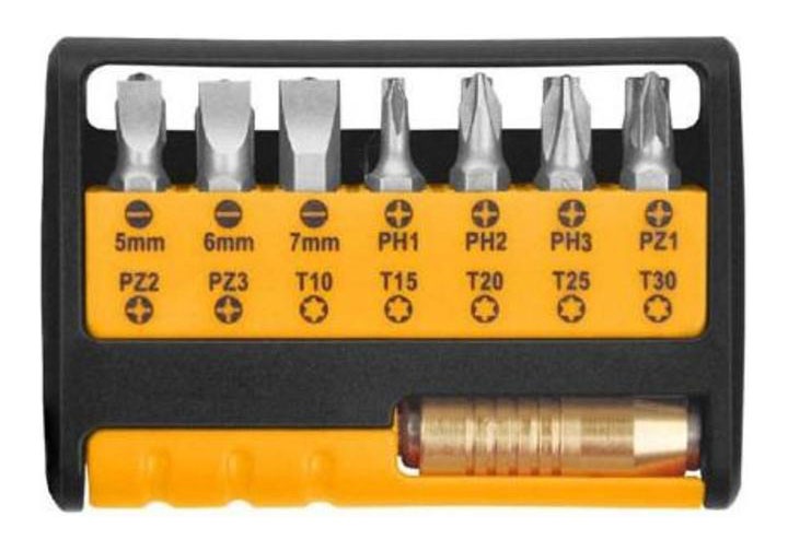 6.35x25mm Bộ 15 đầu tua vít INGCO AKSD0151