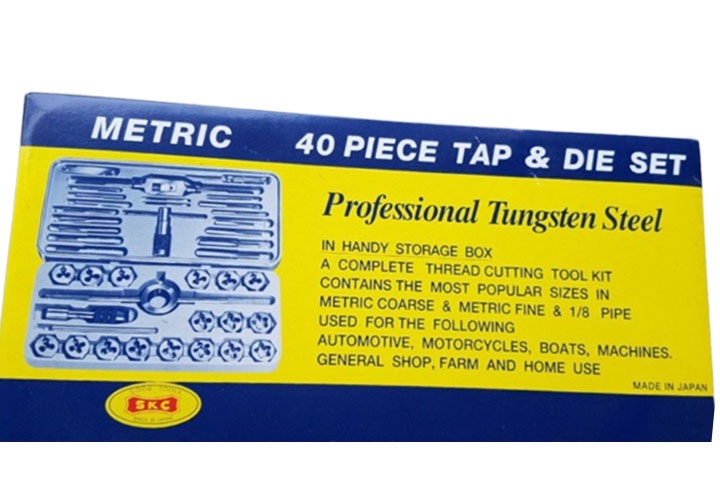 M3-M12 Bộ taro và bàn ren 40 chi tiết SKC