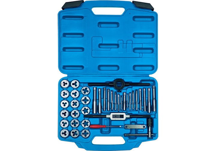 M3-M12 Bộ taro và bàn ren hệ mét 39 chi tiết Kingtony 12939MQ1