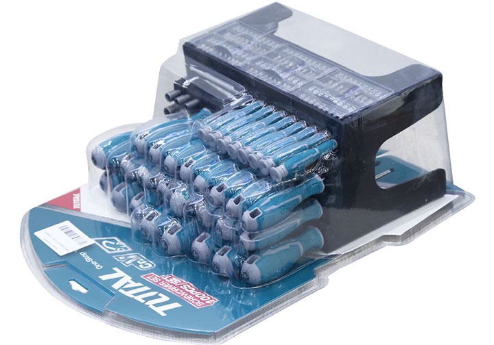 Bộ tuốc nơ vít đa năng 100 chi tiết Total THT2506100