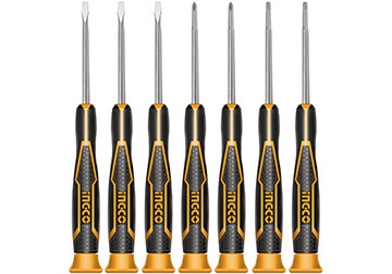 Bộ tuốc nơ vít điện tử 7 chi tiết INGCO HKSD0718