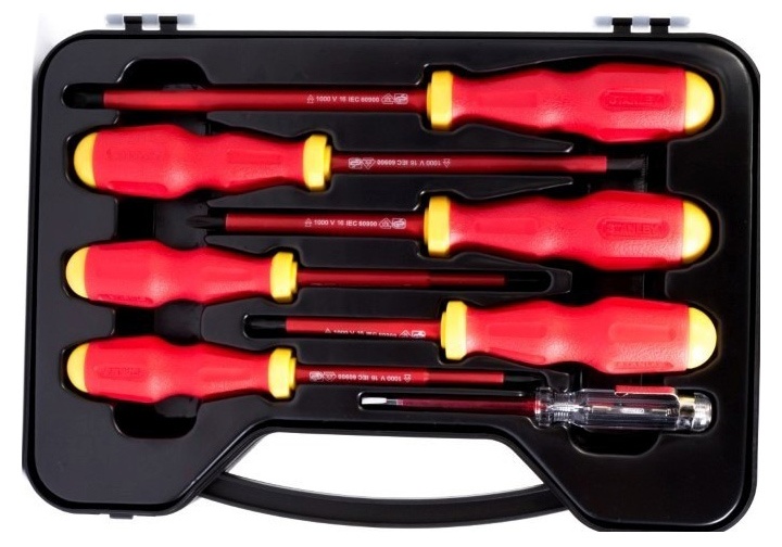 Bộ vít cách điện 1000V 7 chi tiết Stanley STMT60175