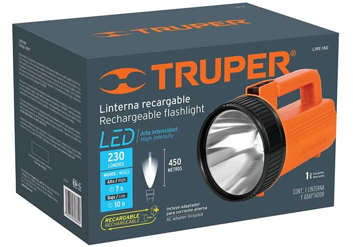 Đèn pin bóng led cầm tay Truper 18017 (LIRE-180)