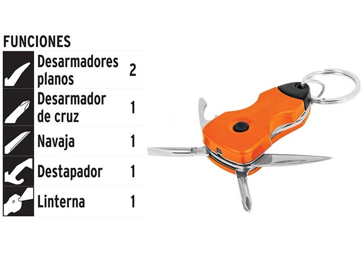 Dụng cụ đa năng có đèn led 6 chi tiết Truper 13336 (NAMU-LL)